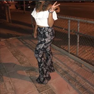 Black & white bell bottoms re selling